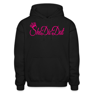 SDD Twice The Overcomer Hoodie - hot pink/black - black