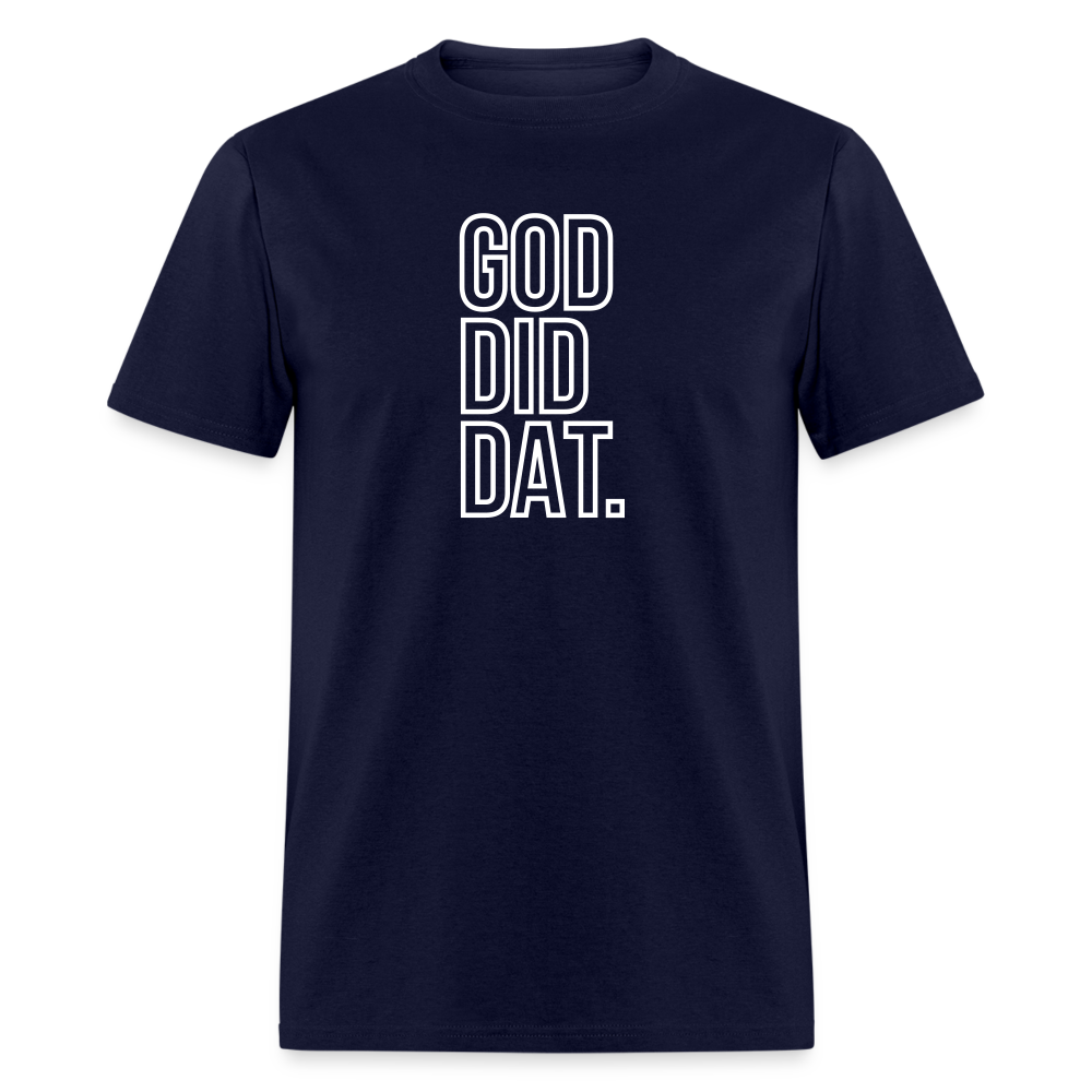 "God Did Dat" Tee - navy