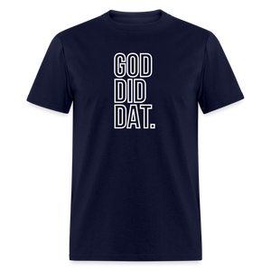"God Did Dat" Tee - navy